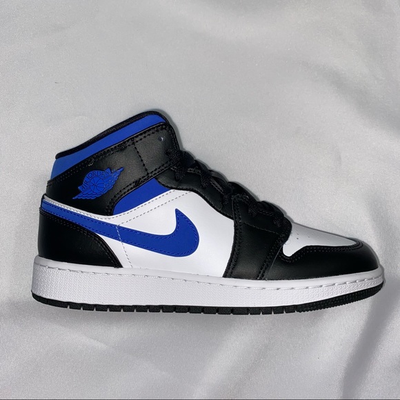 Jordan Shoes - Nike Air Jordan 1 Mid GS Game Royal 5.5Y 7W